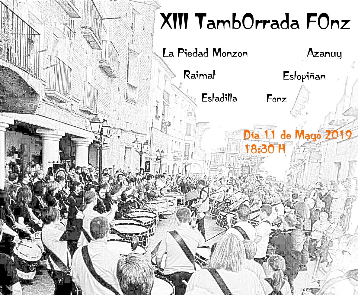 Los tambores de seis localidades toman Fonz este sábado