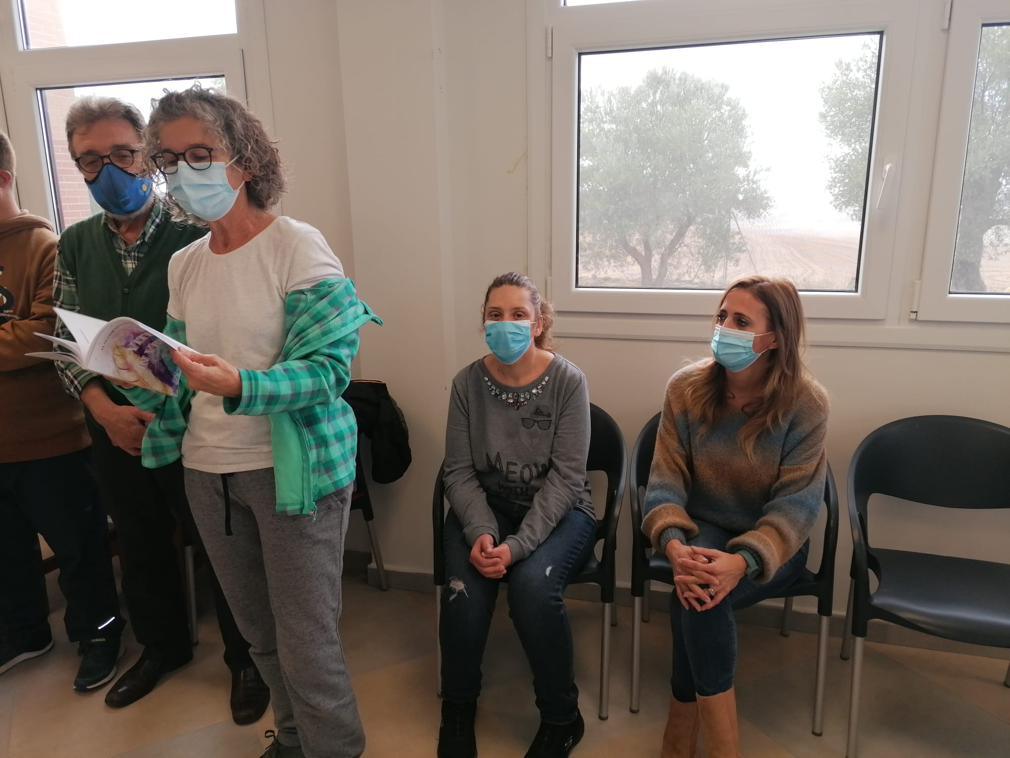 Políticos, usuarios y profesionales de asociaciones con discapacidad intelectual analizan la inclusión en el medio rural en un encuentro europeo en Fonz