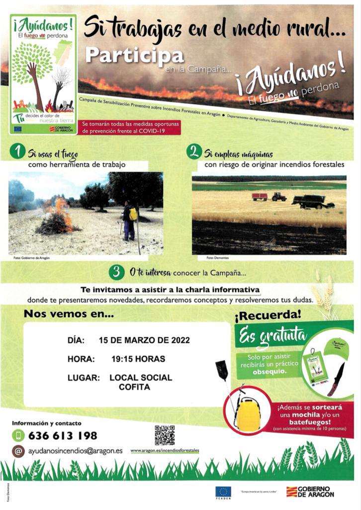 Charla sobre prevención de incendios en Cofita
